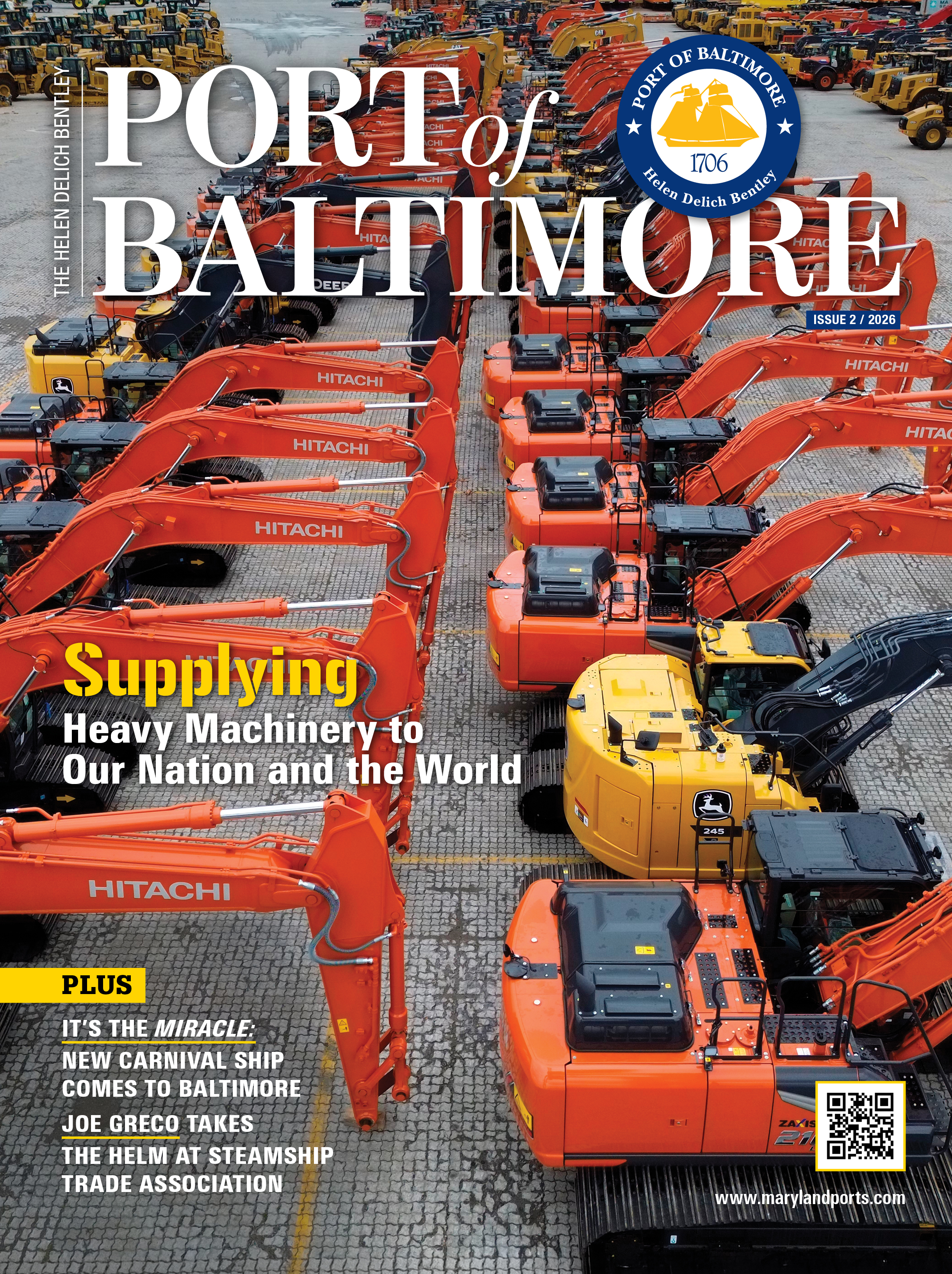 Cover of the Port of Baltimore Magazine